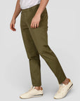 Pantalone in cotone Art. Miami 8135 capri - Edera