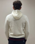 FW25 GALLIA FELPA ABART CON CAPPUCCIO - PANNA