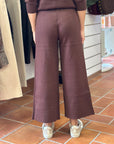 QUOTA 26 SET COORDINATO IN MAGLIA BURGUNDY - H2O
