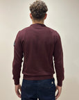 FW25 ROY ROGER'S MAGLIONE GIROCOLLO IN LANA E CASHMERE FINEZZA 12 WINEYARD