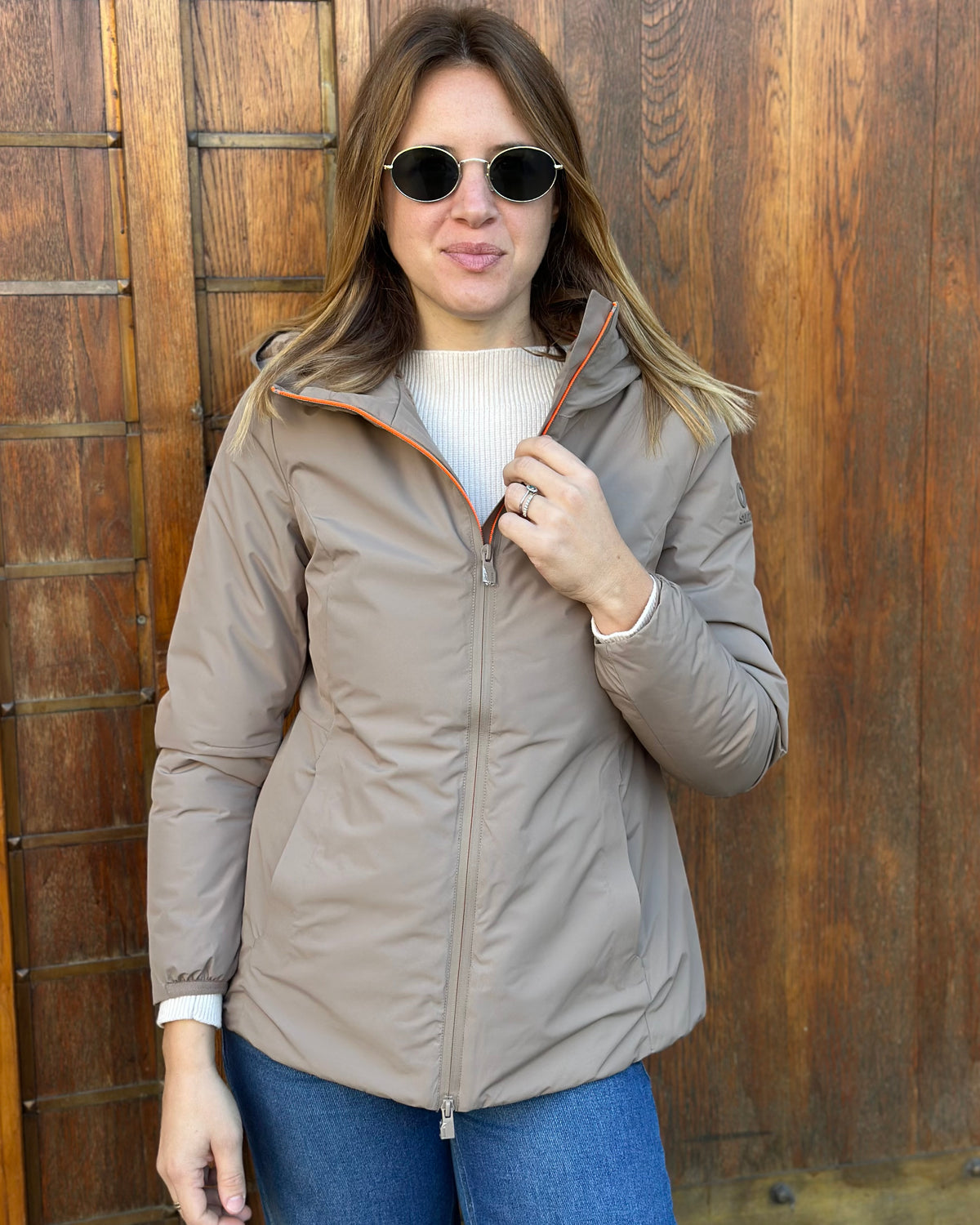 Giubbotto AURELIA Velour - Fossil - SUNS