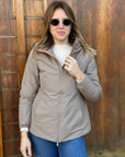 Giubbotto AURELIA Velour - Fossil - SUNS