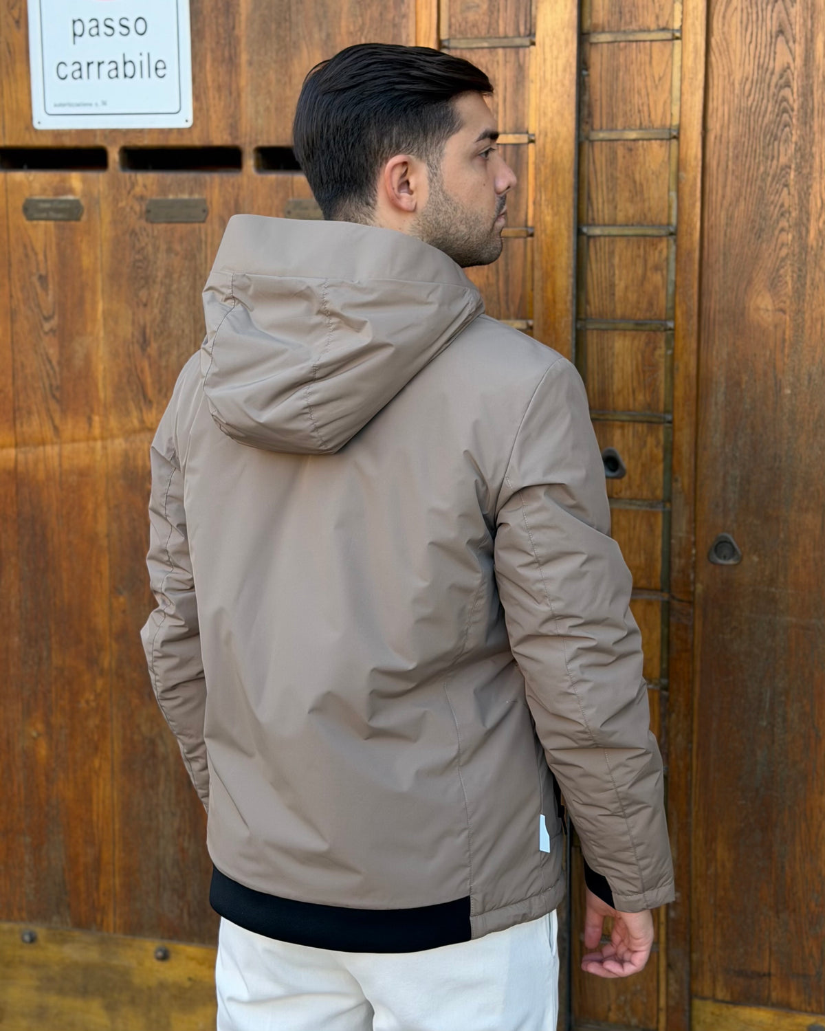 Giubbotto AURELIO Velour - Fossil - SUNS