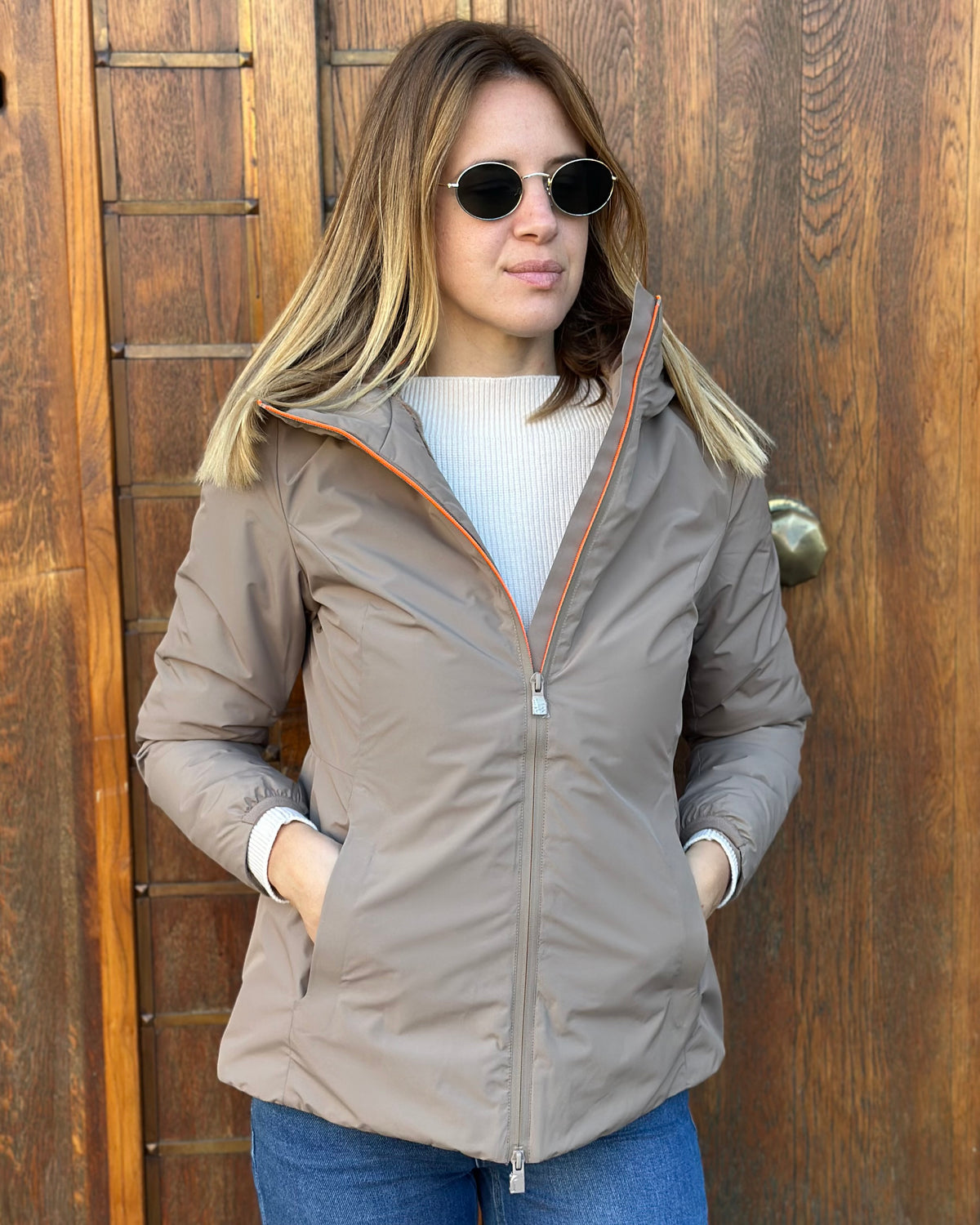 Giubbotto AURELIA Velour - Fossil - SUNS