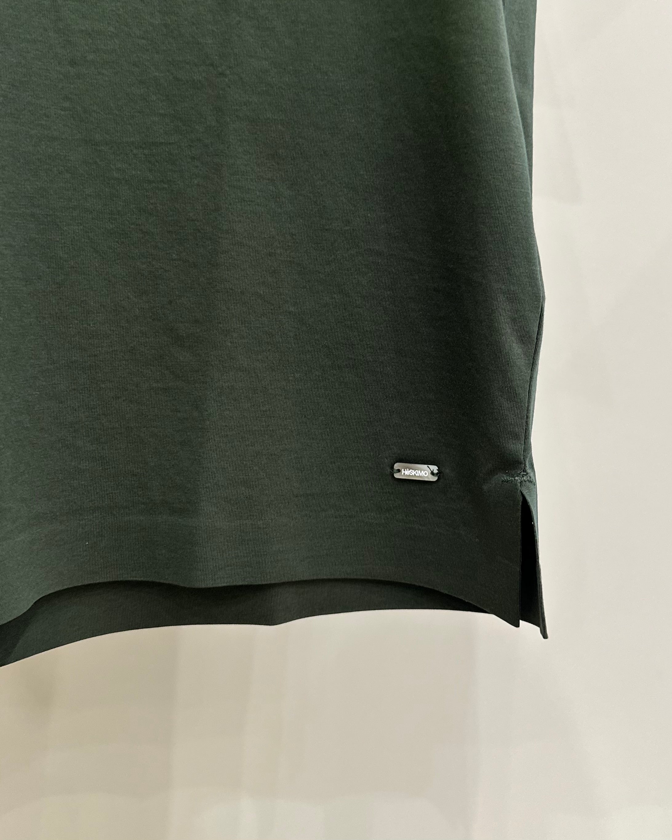 Heskimo T-Shirt 100% cotone Mercerizzato - Militare