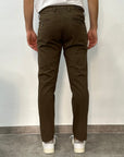 Bro ship Pantalone tk america con pence capri - Cacao