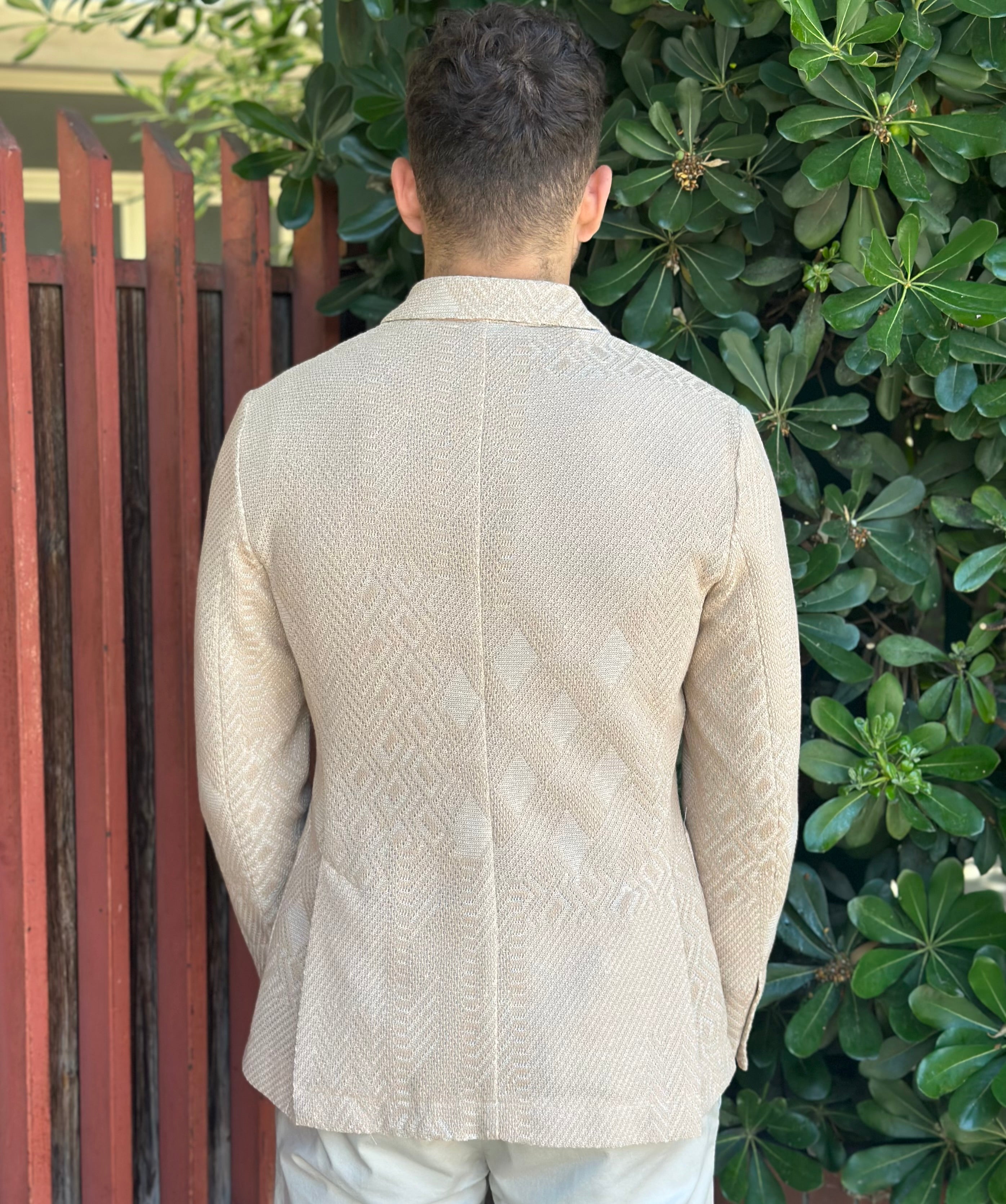 BOB GIACCA DOPPIOPETTO RASCHEL PROCESS - BEIGE