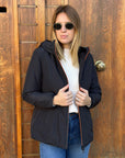 Giubbotto AURELIA Velour - Black - SUNS