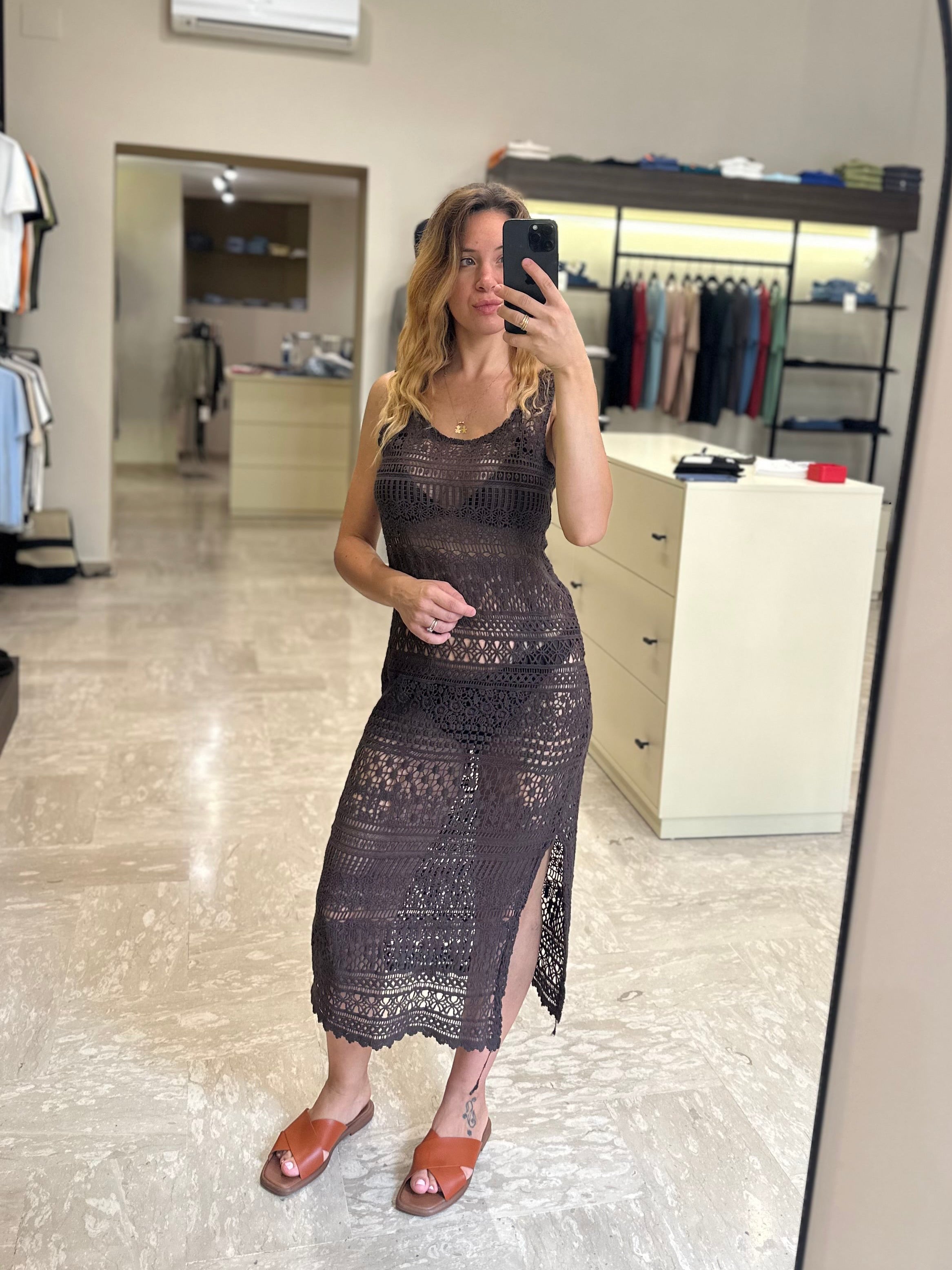SAIPH ABITO IN MACRAME' MORO - COD. 95378