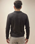 Polo in Lana Merino Tinta Acidata Moro - Privati Firenze - Marcello Fontana Shop