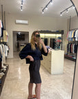 SAIPH SHORTS IN LINO MORO - COD.95268
