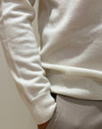 Girocollo 100% Cashmere Panna - Privati Firenze