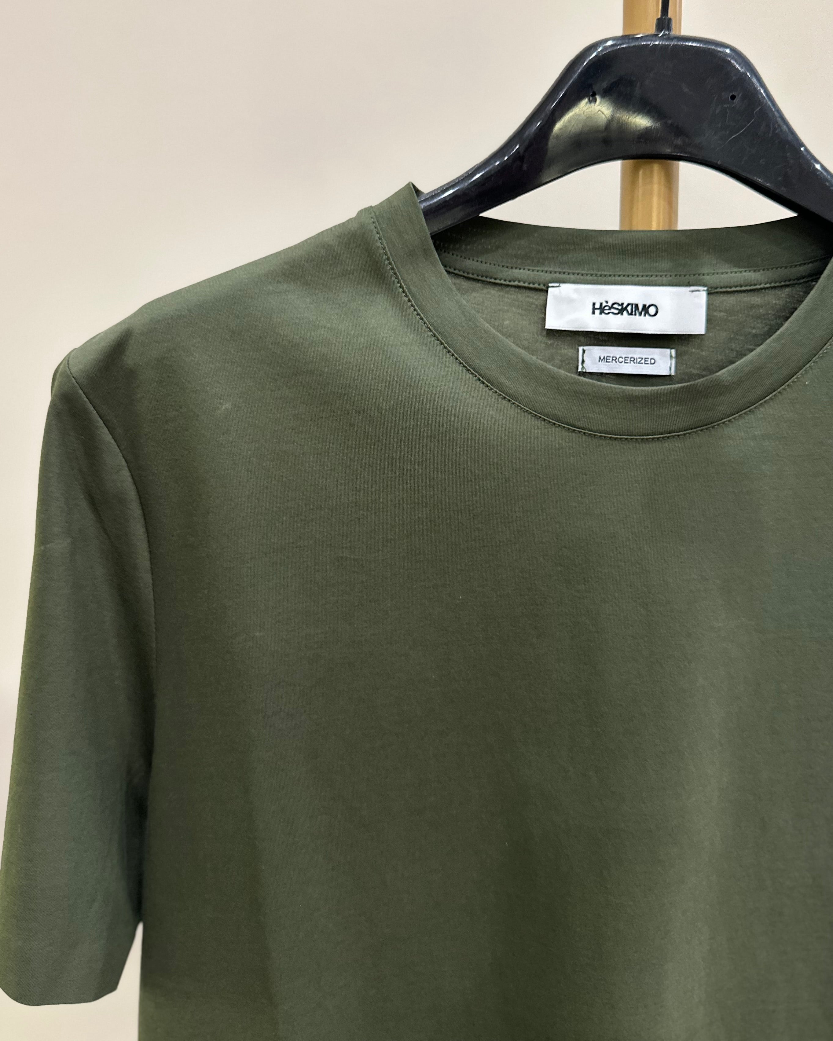 Heskimo T-Shirt 100% cotone Mercerizzato - Militare