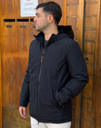 Giubbotto AURELIO Long Velour - Black - SUNS