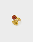 ANELLO ORY CON PIETRA ROSSO - NALI'