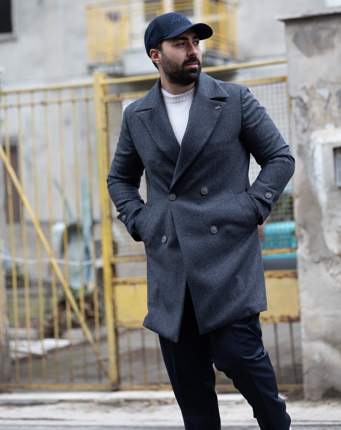 RPL CAPPOTTO DOPPIO PETTO IN LANA - Marcello Fontana Shop