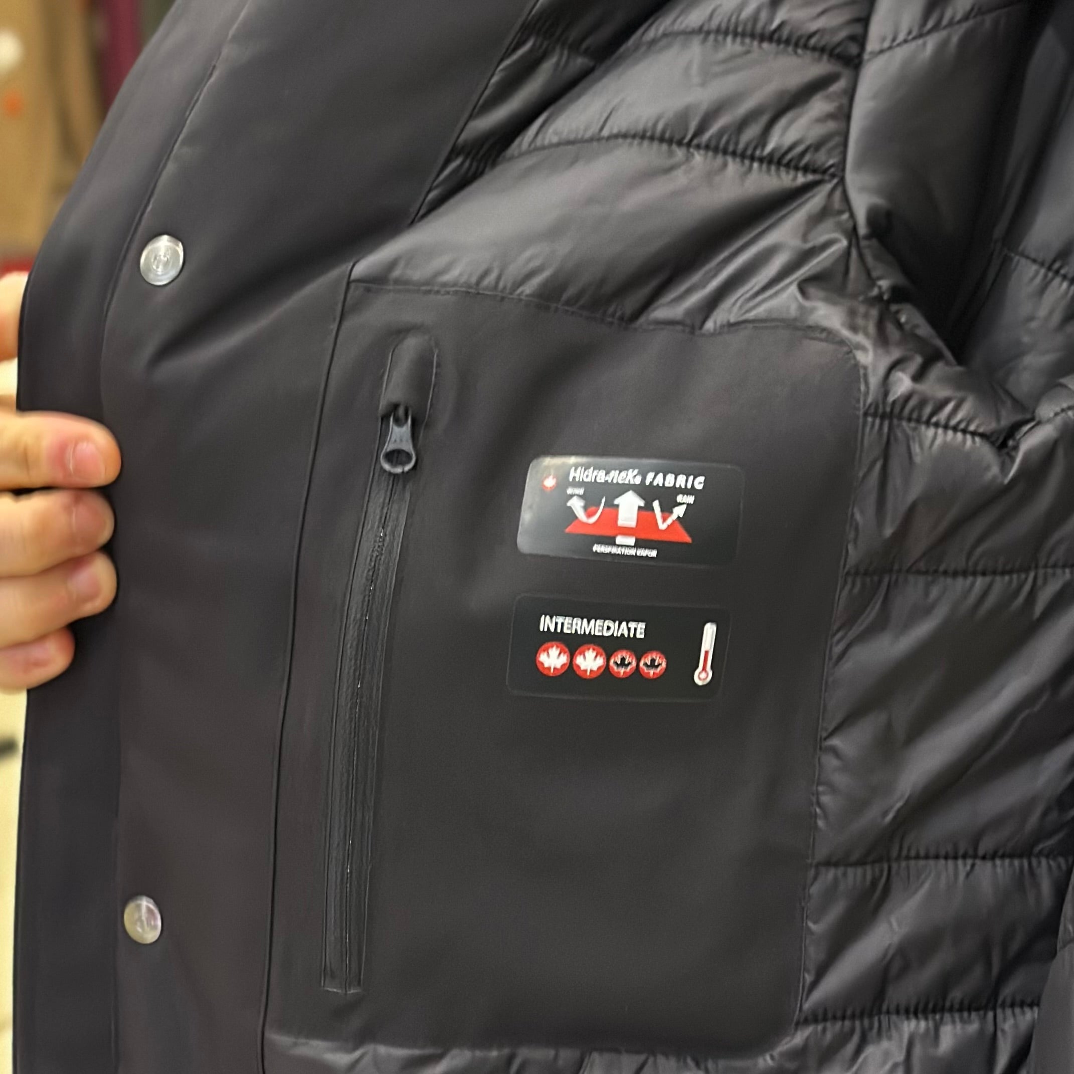 GIUBBINO TECNICO 0.10 TECH BLACK - CANADIENS