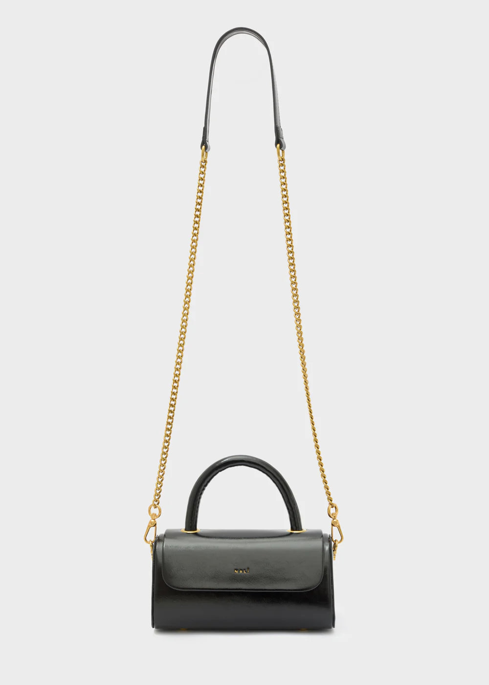 BORSA PHOEBE A MANO RIGIDA NERO - NALI' - Marcello Fontana Shop