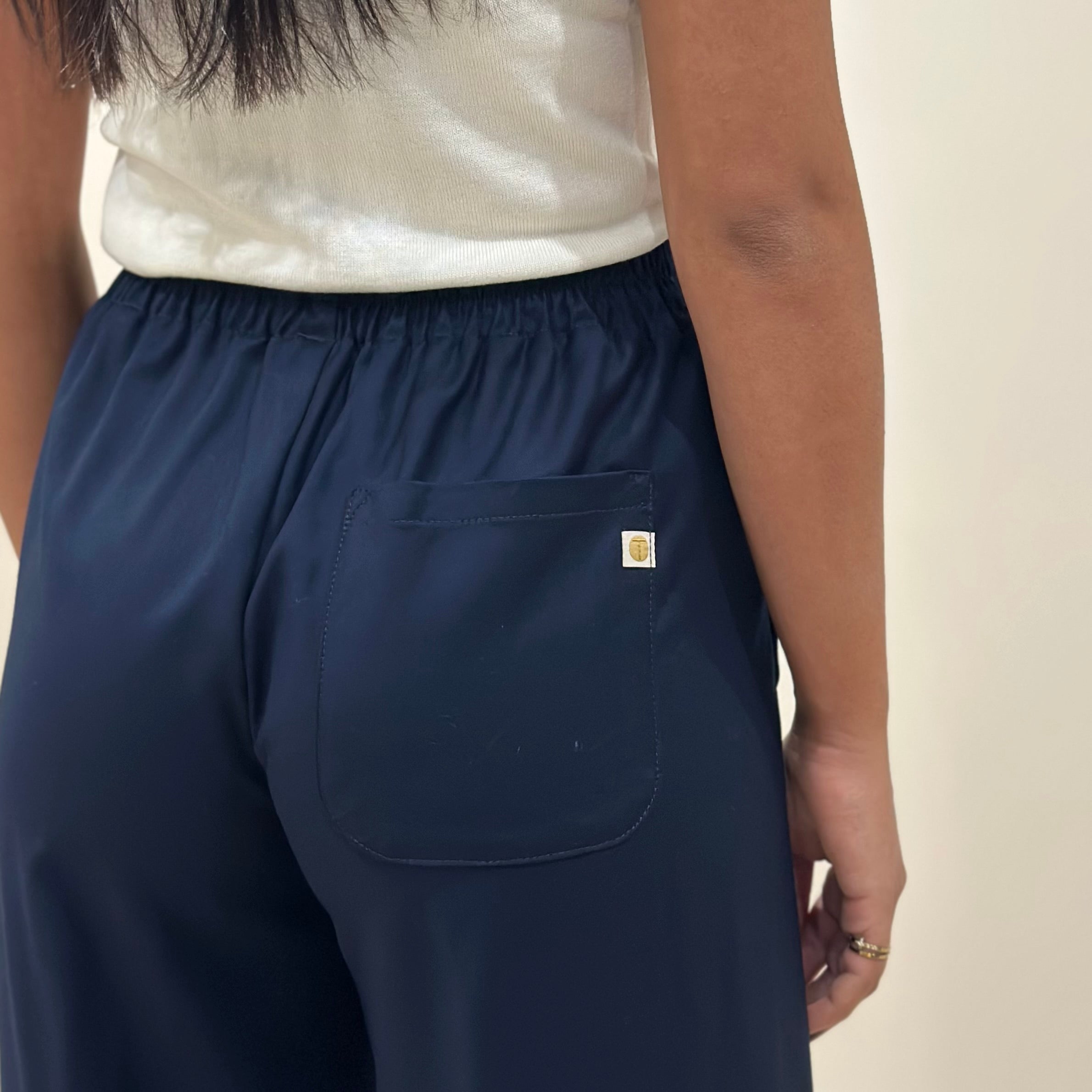 FW25 TELERIA ZED PANTALONE NAMI BLU
