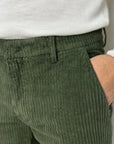 BRO SHIP PANTALONE IN VELLUTO - MILITARE - Marcello Fontana Shop