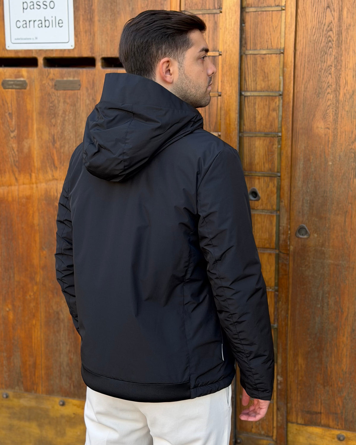 Giubbotto AURELIO Velour - Black - SUNS