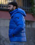 HESKIMO PIUMINO REAL DOWN - BLU ROYAL - Marcello Fontana Shop