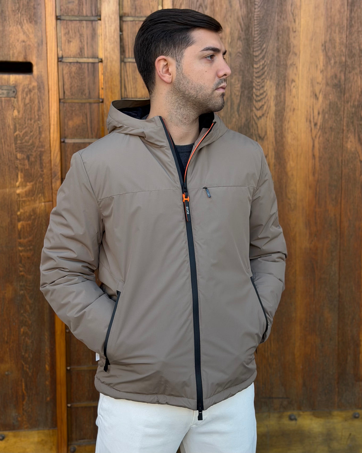 Giubbotto AURELIO Velour - Fossil - SUNS
