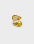 ANELLO ORY CON PIETRA BIANCO - NALI'