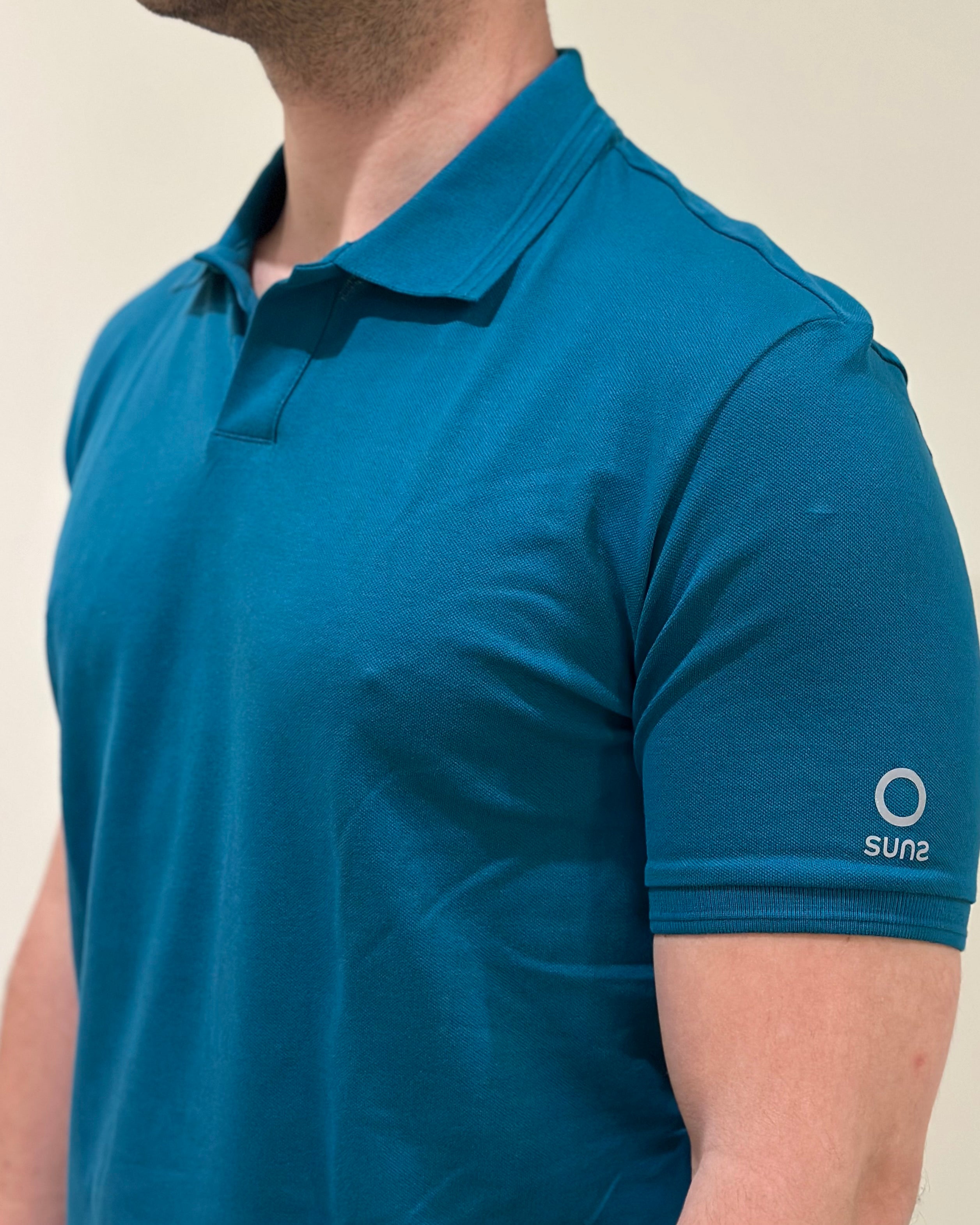 SUNS POLO FEDERICO LABEL IN PIQUET FOREST
