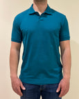 SUNS POLO FEDERICO LABEL IN PIQUET FOREST