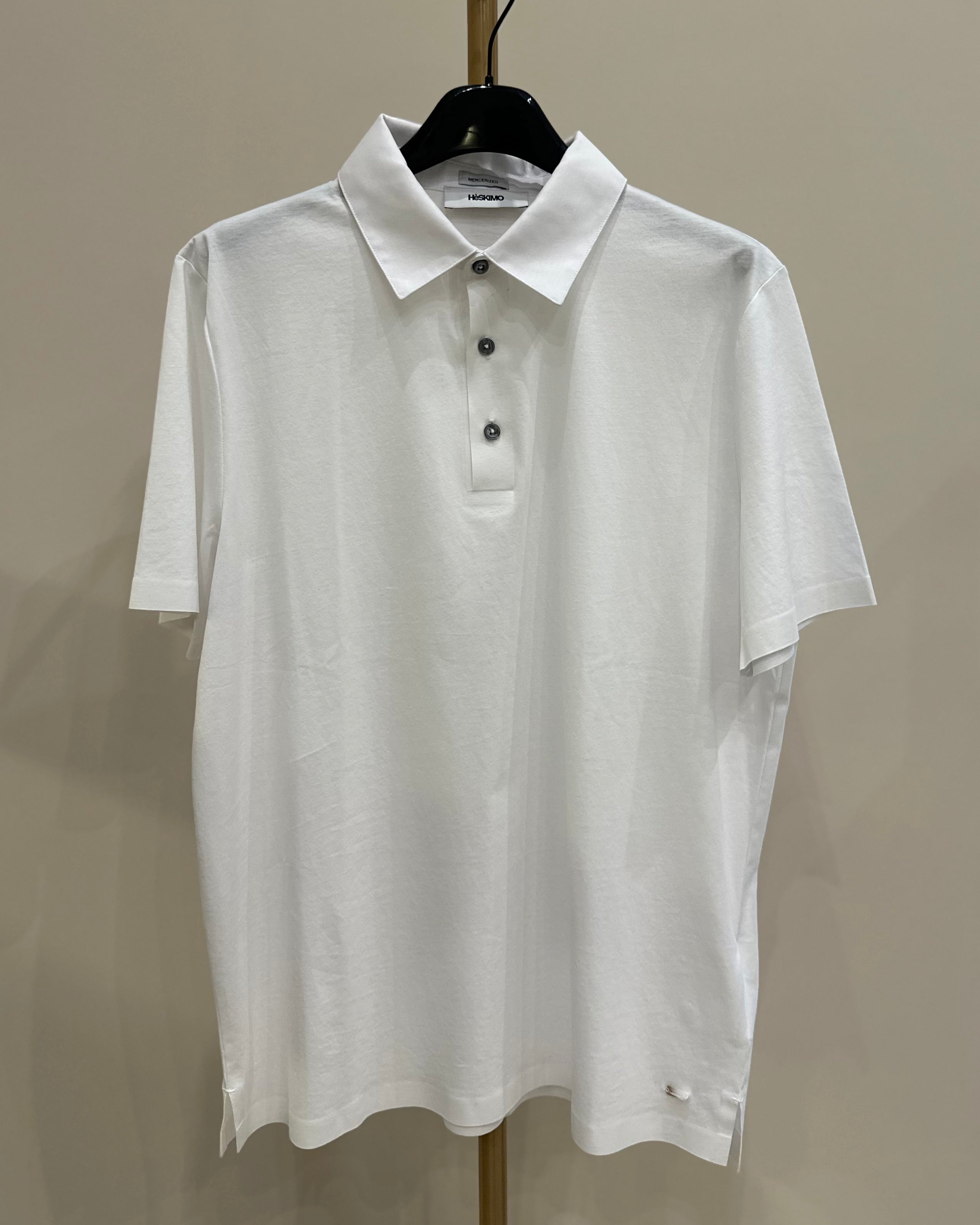 Heskimo Polo 100% cotone Mercerizzato - Bianco