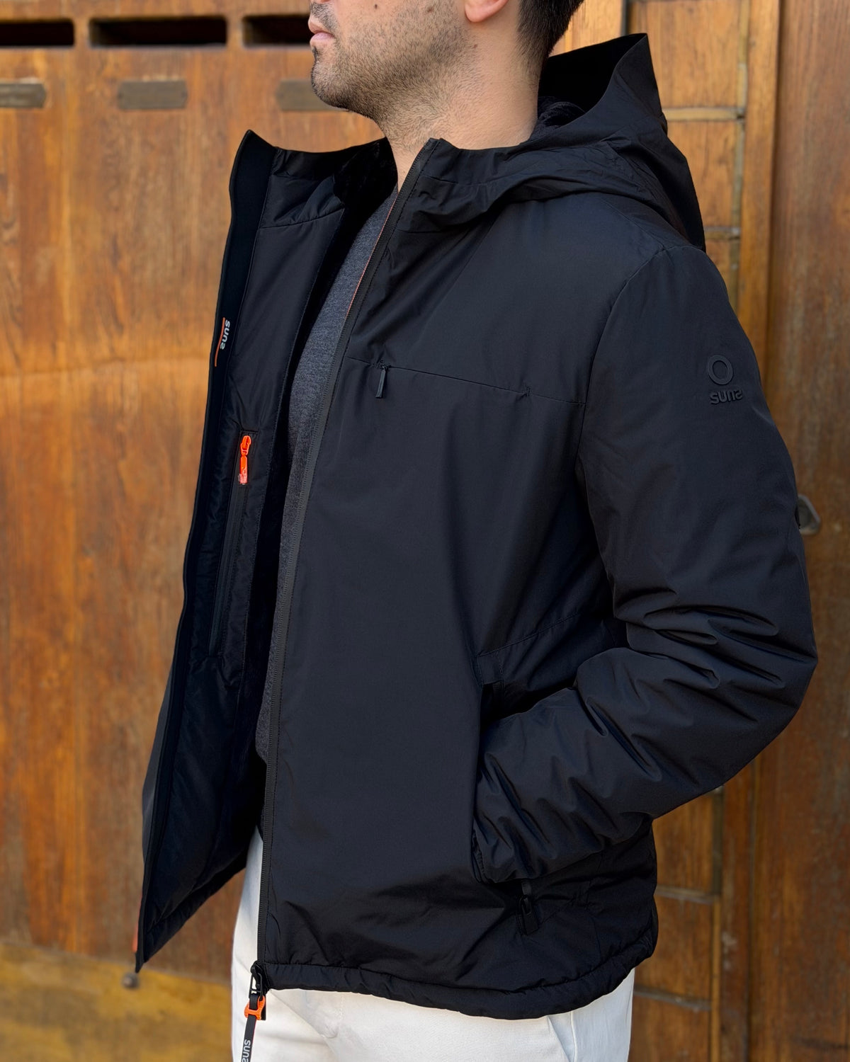 Giubbotto AURELIO Velour - Black - SUNS