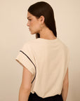 MEISIE T-SHIRT IN COTONE LA DOLCE VITA - COD.M99T03IVY
