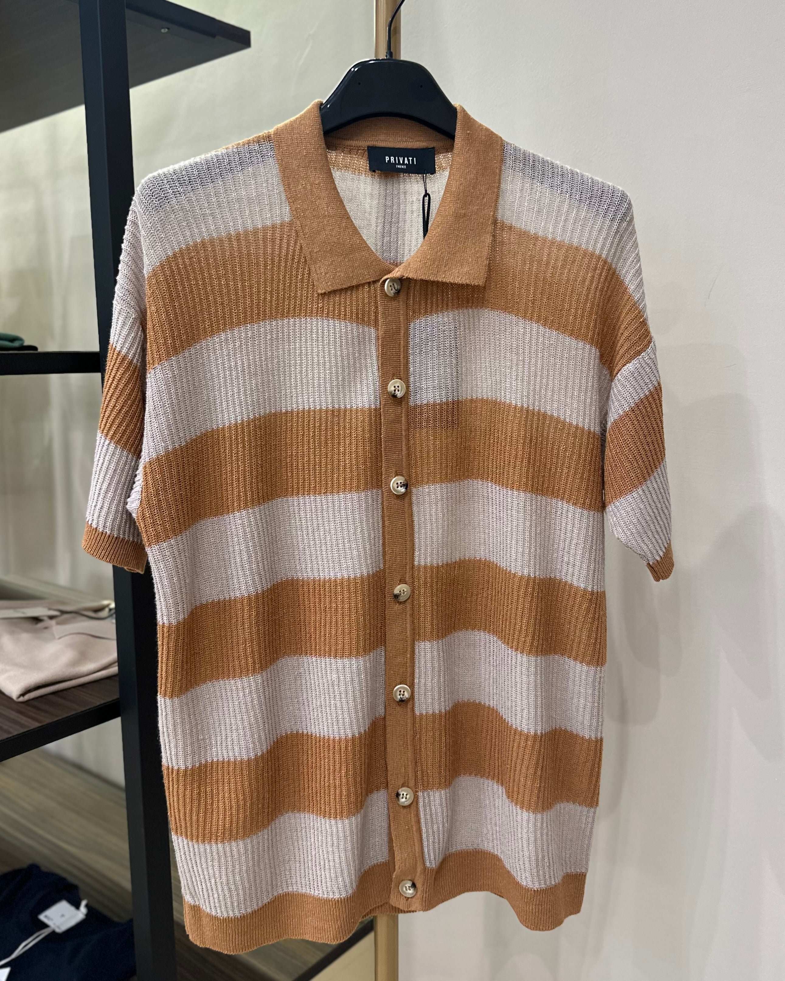 PRIVATI FIRENZE POLO CAMICIA - CORDA/COCCIO