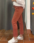 TELERIA ZED PANTALONE MONROE N5D RUGGINE