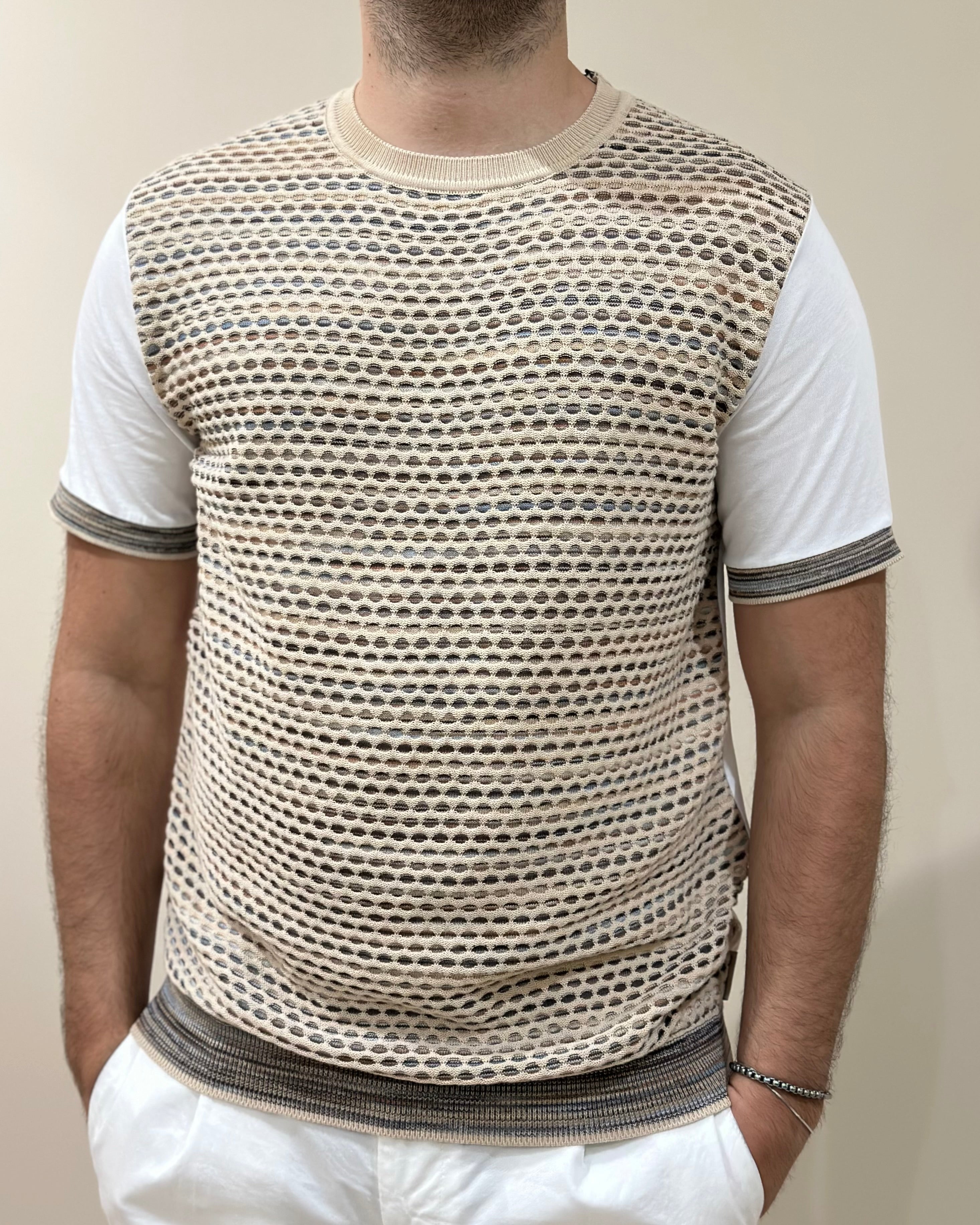 BOB GIROCOLLO MOD. TEXT - BEIGE