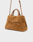 Borsa Melissa new a mano e tracolla, nocciola