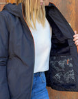 Giubbotto AURELIA Velour - Black - SUNS