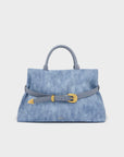 Borsa Melissa a spalla + tracolla, blu