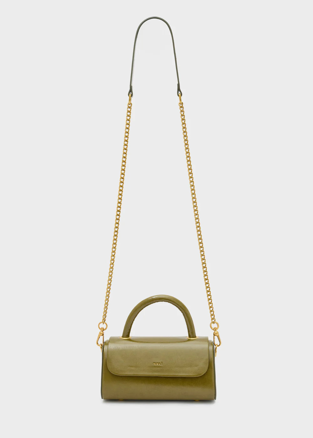 BORSA PHOEBE A MANO RIGIDA VERDE- NALI' - Marcello Fontana Shop