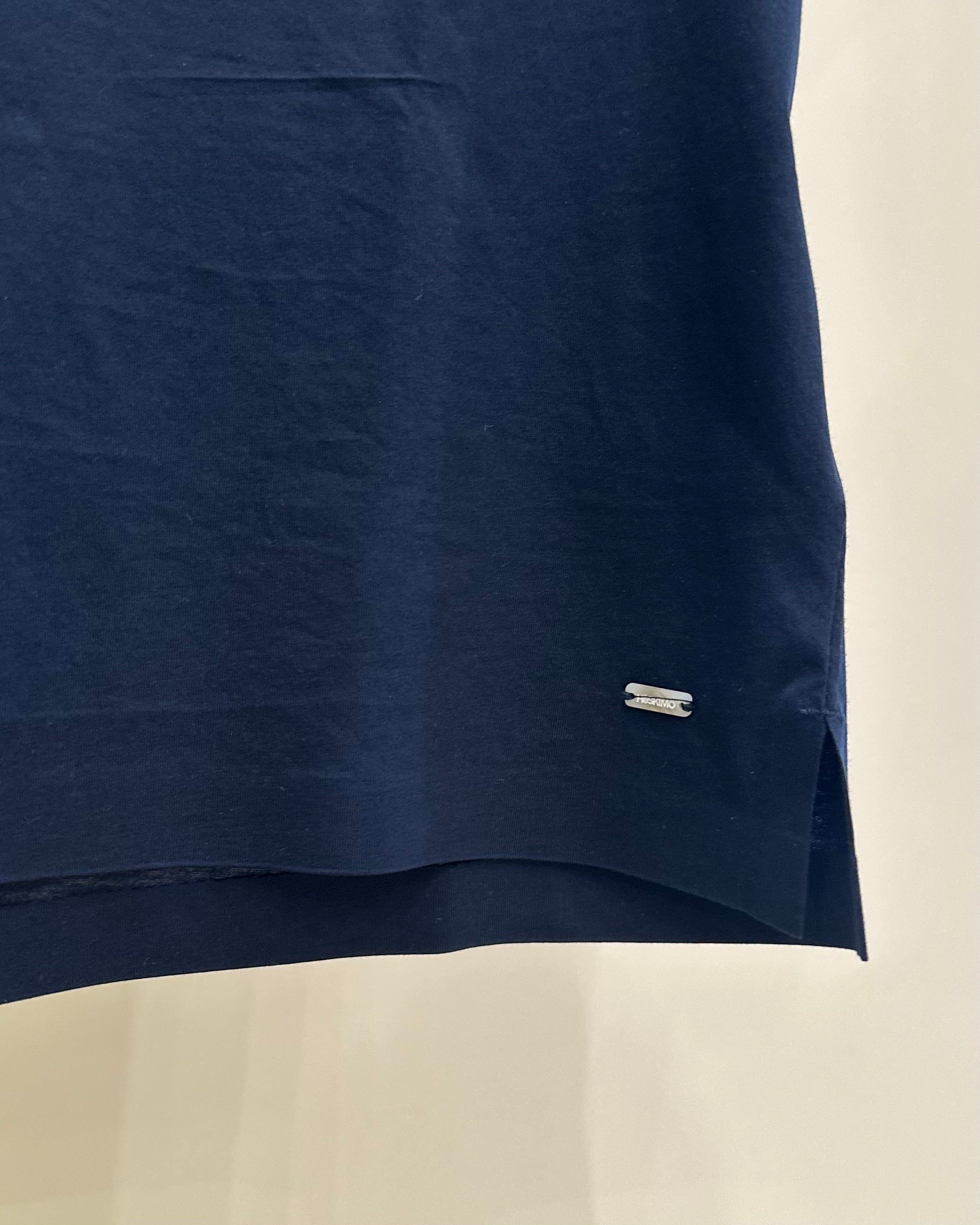 Heskimo T-Shirt 100% cotone Mercerizzato - Blue