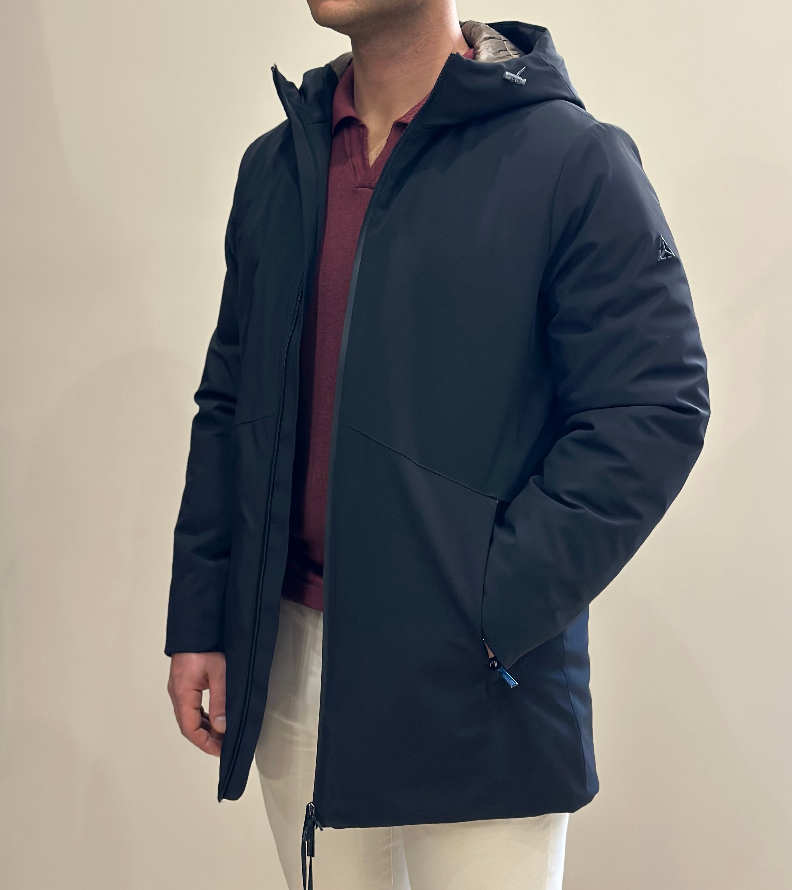 HESKIMO Giubbotto tecnico GS-TECH LUNGO  - NERO - Marcello Fontana Shop