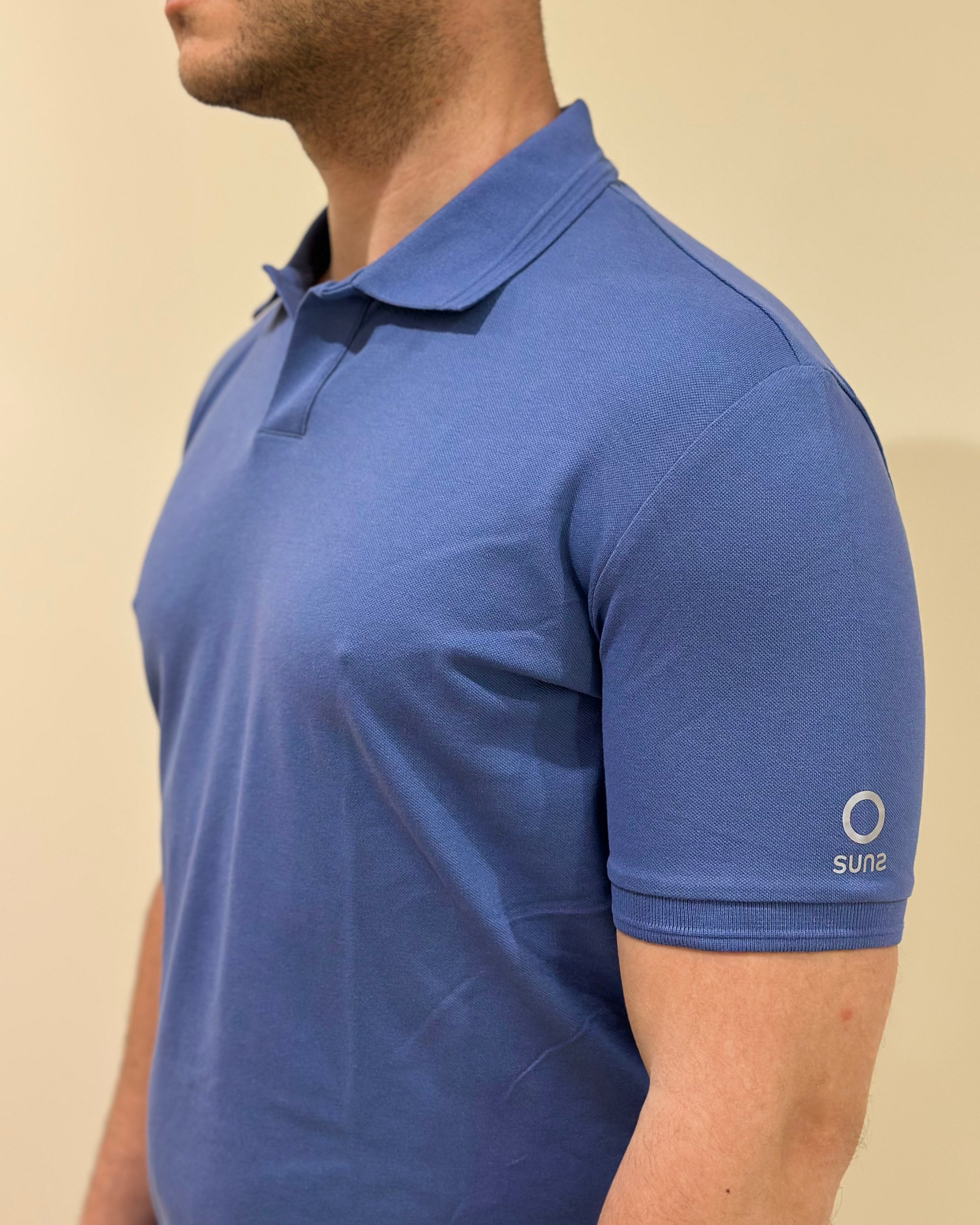 SUNS POLO FEDERICO LABEL IN PIQUET AVION