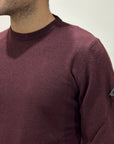 FW25 ROY ROGER'S MAGLIONE GIROCOLLO IN LANA E CASHMERE FINEZZA 12 WINEYARD