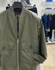 OUTFIT ITALY BOMBER DI COTONE VERDE MILITARE