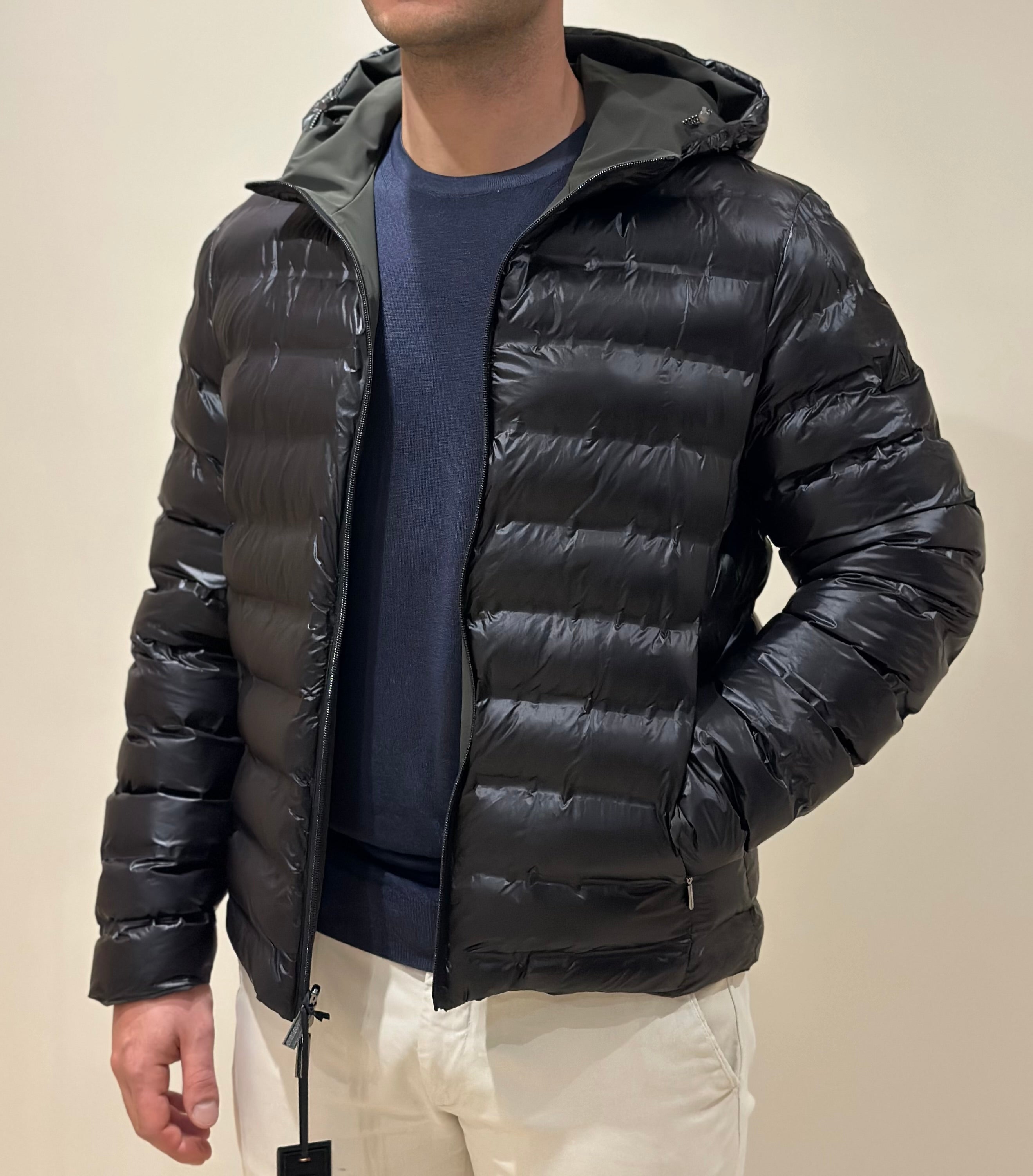 HESKIMO Giubbotto tecnico REVERSIBILE - MILITARE/NERO - Marcello Fontana Shop