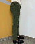 BRO SHIP PANTALONE IN VELLUTO - MILITARE - Marcello Fontana Shop