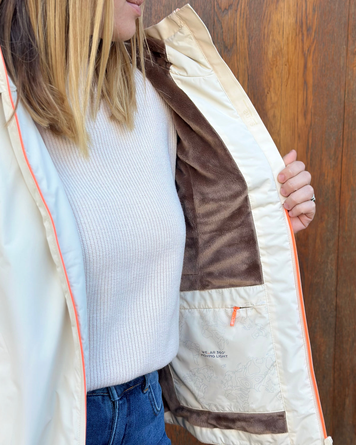 Giubbotto AURELIA Velour - Sand - SUNS