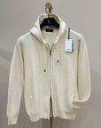 Felpa in Misto Cashmere panna - Privati Firenze