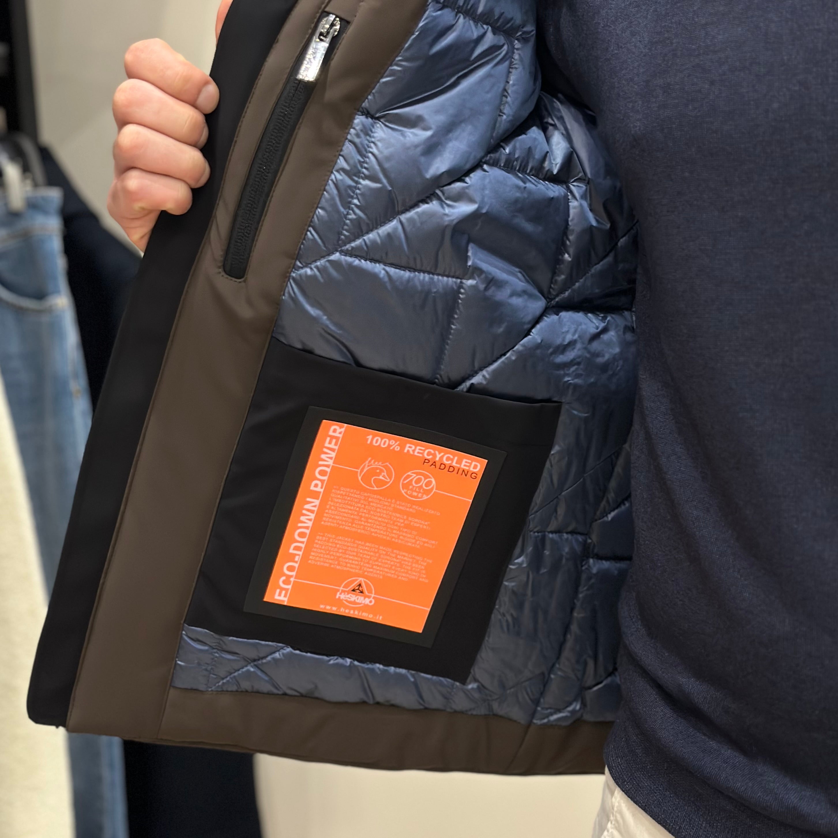 HESKIMO Giubbotto tecnico GS-TECH corto - MORO - Marcello Fontana Shop